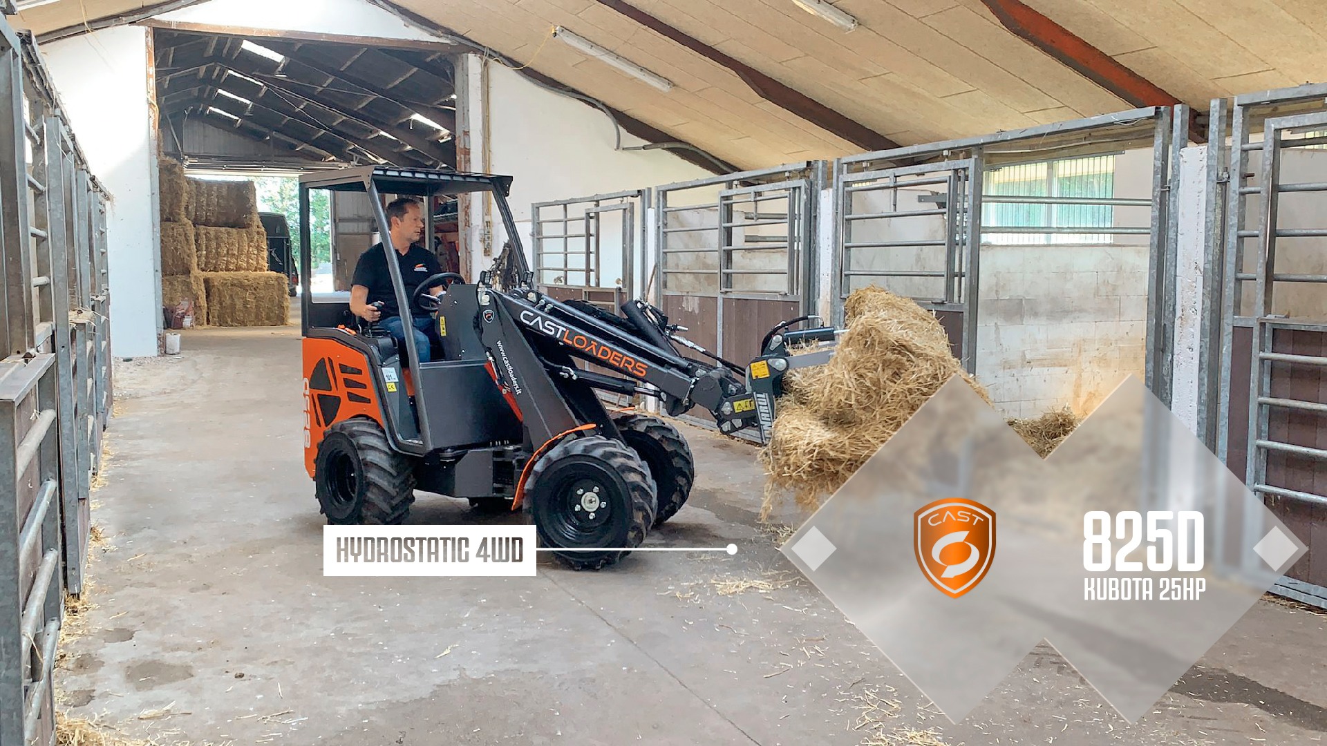 Cast-Loaders-825D-Hydrostatic-4WD Cast Loaders 825D Hydrostatic 4WD