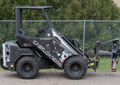 Cast Loaders 33D Forest Articulated Wheel Loaders. Compact loaders for Tree Removal and Landscaping